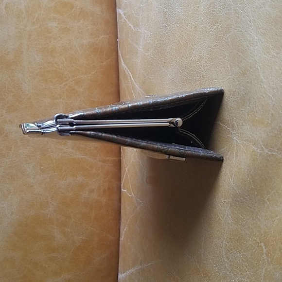 Vintage Baronet coin purse wallet key chain bag charm kiss clasp - Picture 6 of 10